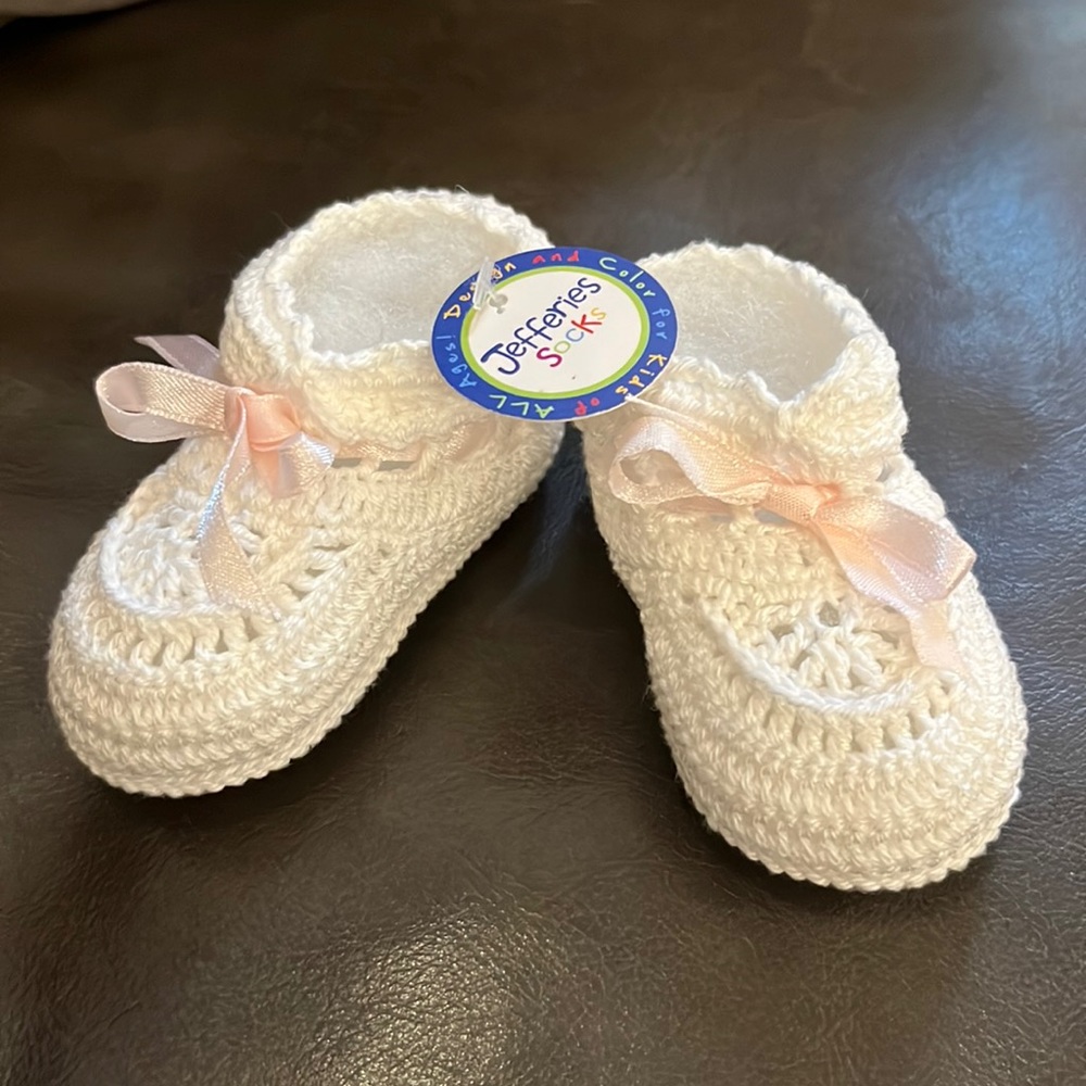 NWT Infant Girls Jeffries Socks Knit Booties